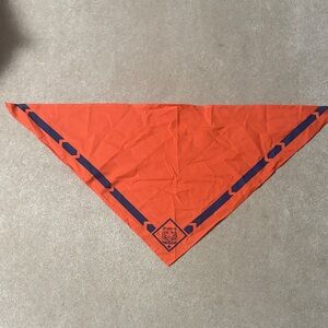 Orange and Blue cub scouts tiger neckerchief